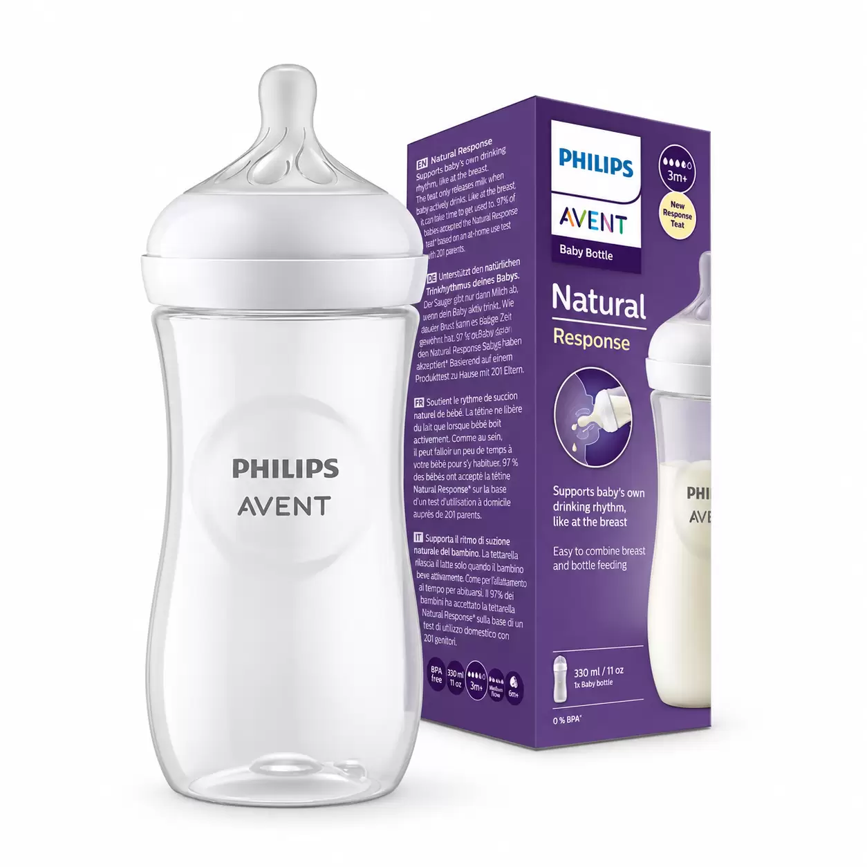 Philips Avent Natural Response Baby Bottle – 330 ml